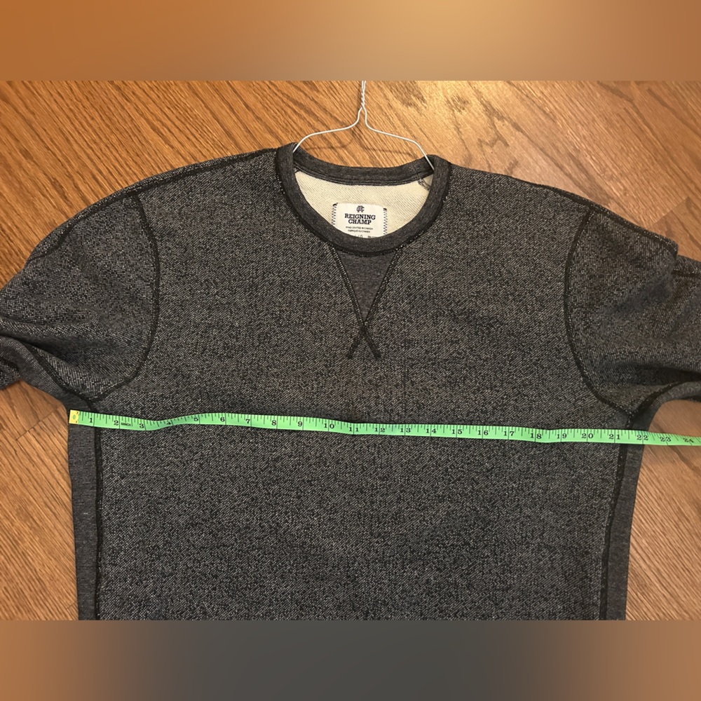 Reigning Champ Charcoal Crewneck Sweater - Picture 6 of 6